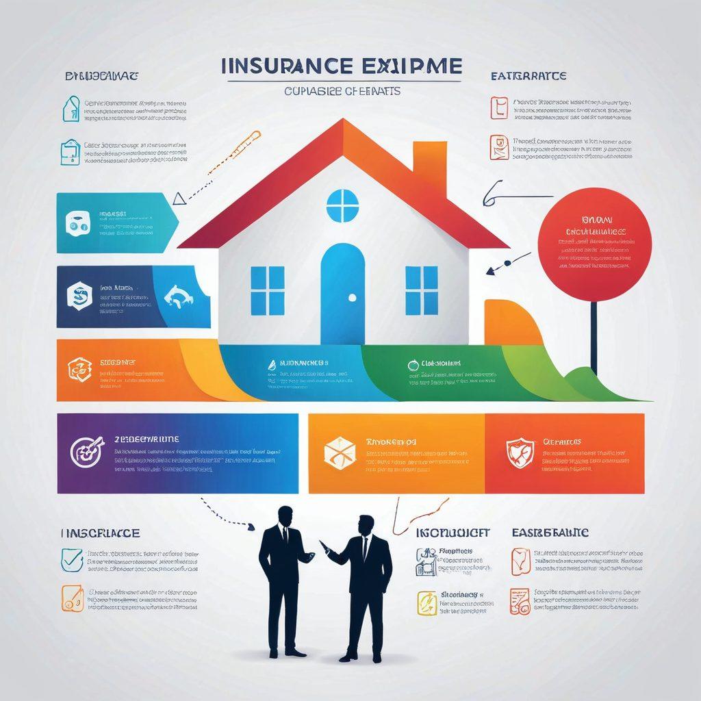 An illustrated comparison chart of various insurance coverage options, featuring a spectrum from 'Basic' to 'Full Protection' with icons representing different scenarios like a house, car, and life. Include vibrant colors to differentiate each level of coverage. A thoughtful individual analyzing the chart with a notepad and pen in hand, symbolizing informed choices. The background should be minimalist to keep focus on the chart details. vector art. vibrant colors. white background.
